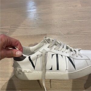 valentino rockstud sneakers